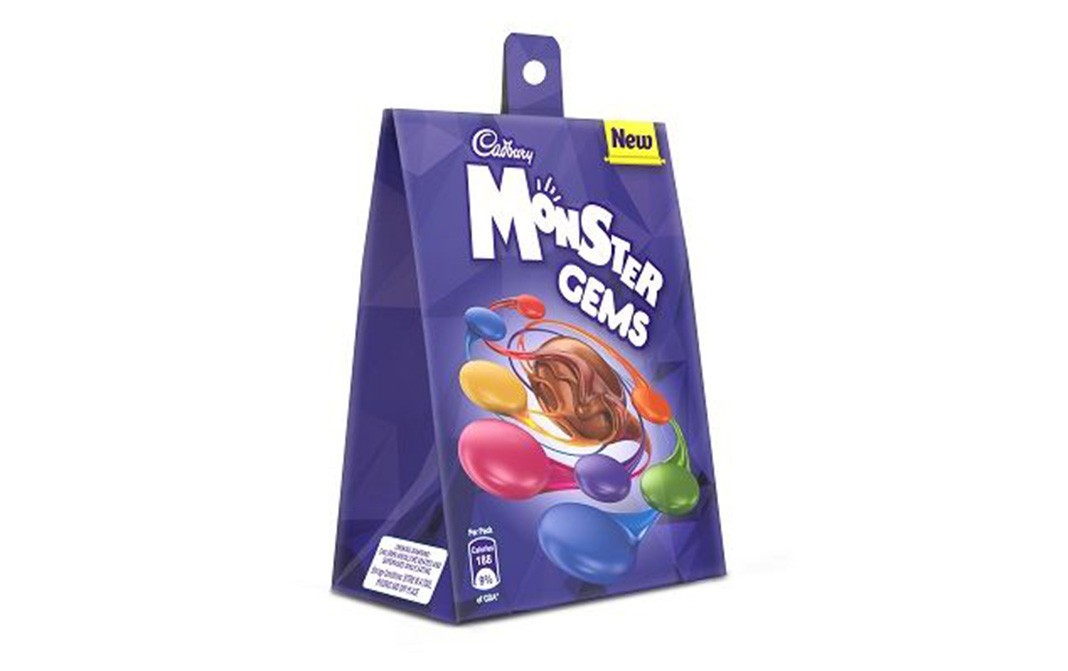 Cadbury Monster Gems    Box  39.9 grams